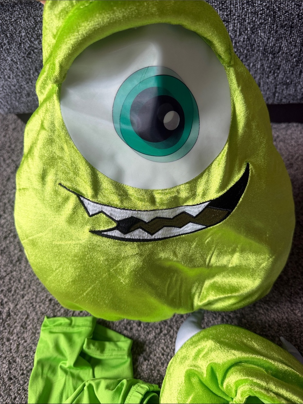 Disney Pixar Monster Inc MIKE WAZOWSKI Costume Infant Baby 6-12 months - Picture 4 of 6